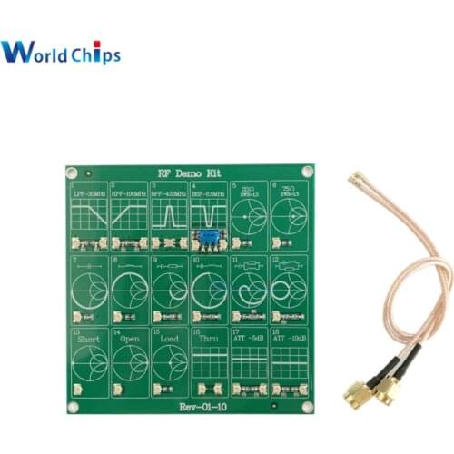 RF Demo Kit Tester Board Filter Attenuator Antenna Network Analyzer For NanoVNA VNA