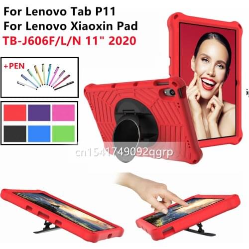 Kids Case For Lenovo Xiaoxin Pad 11" Cover For Lenovo Tab P11 TB-J606F/L/N J606F 2020 Funda Shockproof EVA Foam Case +strap