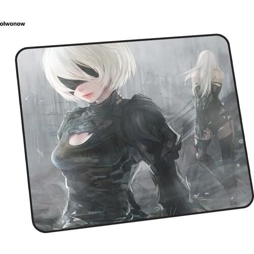 Nier automata pad mouse thick computer gamer mouse pad 24x20cm padmouse locked edge mousepad ergonomic gadget office desk mats