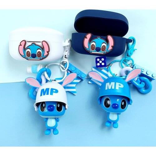 Cute Cartoon Earphone Cover for Sony WF-1000XM3 Case for SONY WF-1000XM4 Case with Keychain Wireless Bluetooth Headphone Case