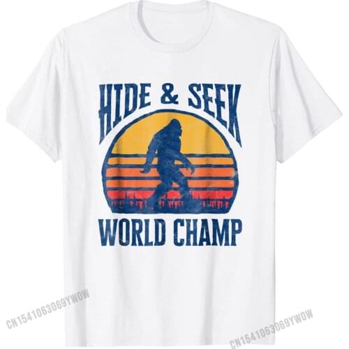 Bigfoot Hide Funny Sasquatch T-Shirt Mens Classic Comics Tops Shirt Cotton Tshirts Normal Fashion Print Tee Shirt for Men