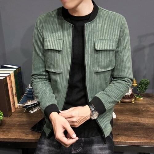 Sunwang New Autumn Mens Bomber Jackets Casual Male Outwear Windbreaker Jacket Korean Slim Mens Military Baseball Coats Clothing