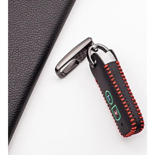 Latest Luminous soft leather key chain cover case For Honda PCX 150 Hybrid X-ADV SH125 Scoopy Forza 125 SH300 2 buttons