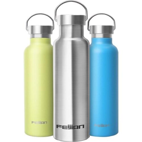 Portable water bottle large mouth vacuum stainless steel outdoor leak-proof sports X-1111B