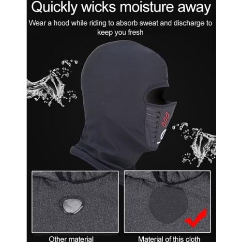 Windproof Face Cover Balaclavas Motorcycle Breathable Bike Riding Outdoor Sports Headwear Scarf Summer Winter Cap F-Best