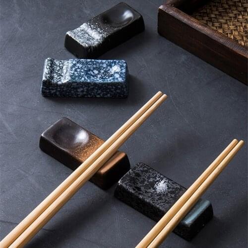 Japanese ceramic pillow with chopsticks spoon and creative household restaurant restaurant and Restaurant Chopsticks rack