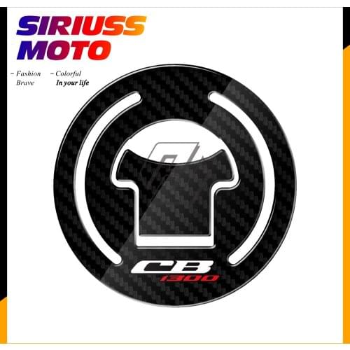 3D Carbon-look Motorcycle Fuel Gas Cap Protector Decals Case for HONDA CB1300 X4 1998-2003