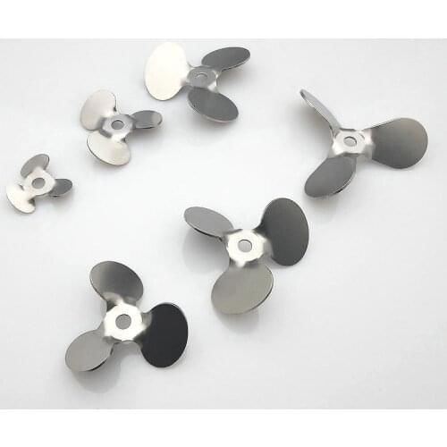 For lab mixer equipment 1pcs 304 stainless steel Rotating DIA4cm to 12cm three blade propeller ,Push up the material propeller