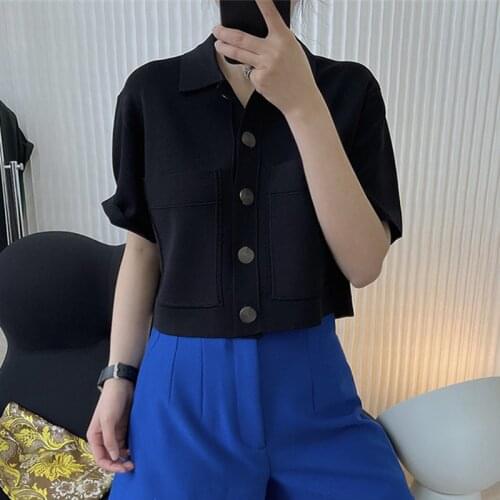 2021 New Summer Fashion Female T-shirt Solid Color Loose High Quality Women Tee Cotton Casual Elegant Ladies Tops T65