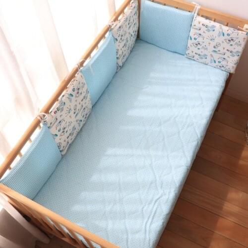 Baby Crib Bumper For Newborns Thick Soft Kids Bed Bumper Children Room Decoration Baby Cot Protector For Infant 30x30x6Pcs Set