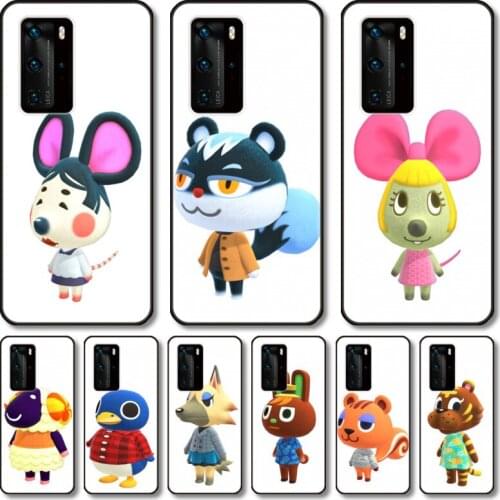 Many animals Phone Case For Huawei P 40 30 20 10 9 8 Lite E Pro Plus black cell shell