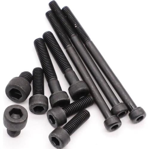 12.9 grade cylindrical head hex socket head screws M8M10M12*10 14 18 22 30 40 50 60 70 80 90 95 100 105 115 125 135 145 140 150