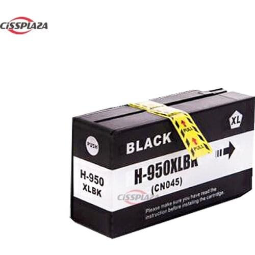 CISSPLAZA 2X BLACK Compatible for HP 950XL For HP950 ink cartridge Officejet Pro 8600 8610 8615 8620 8630 8625 8660 8680 Printer