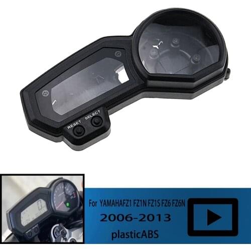 For Yamaha Motorcycle Instrument Box Speedometer Odometer Tachometer Case Cover 06-13 FZ1 FZ1N FZ1S FZ6 FZ6N