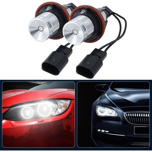 2PCS Canbus LED Angel Eyes Light Halo Ring Lamp Error Free Headlight For BMW E87 E39 M5 E60 E61 E63 E64 M6 E65 E66 E83 X3 E53 X5