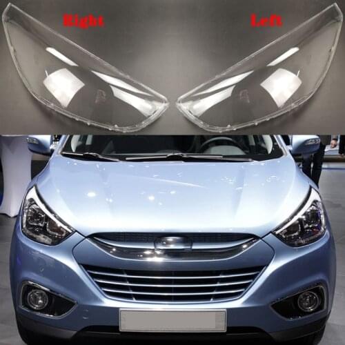 Front Headlight Cover For Hyundai IX35 Headlamps Plastic Cover Lampshade Glass Head Light Case Transparent Lamp Shell 2013-2015