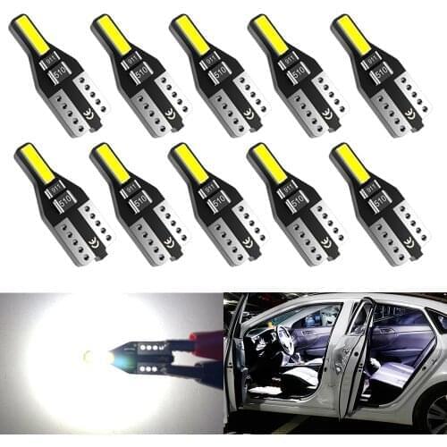 10pcs T10 W5W Led Bulb Auto Led Interior Light For Volkswagen VW Passat b6 b8 b5 b7 Golf 4 6 mk7 mk6 mk3 t5 t6 Car led bulbs 12v