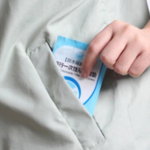 Disposable Toilet Seat Cover Mat Portable 100% Waterproof Safety Toilet Pad For Travel/Camping Bathroom Accessiory@02