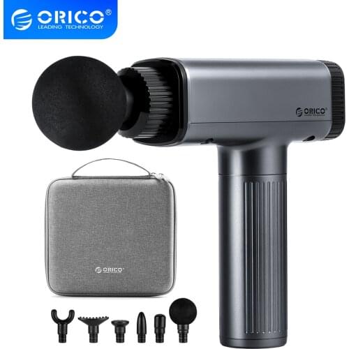 ORICO USB Massager Rechargeable Massage Gun Muscle Relaxation Deep Power Vibrator Massager 30 Gear Adjust for Shoulder Neck Leg