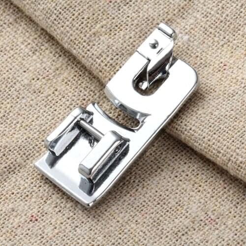 1Pc 6mm Wide Crimping Presser Foot Hemmer Foot Feet for Household Electric Sewing Machines and Old-fashioned Foot Sewing Machine