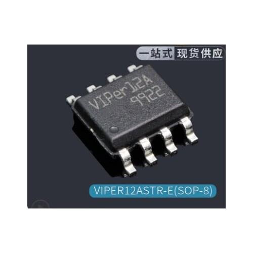 Qixinruite 10PCS/LOT VIPER12ASTR-E VIPer12AS VIPer12A SOP8 NEW