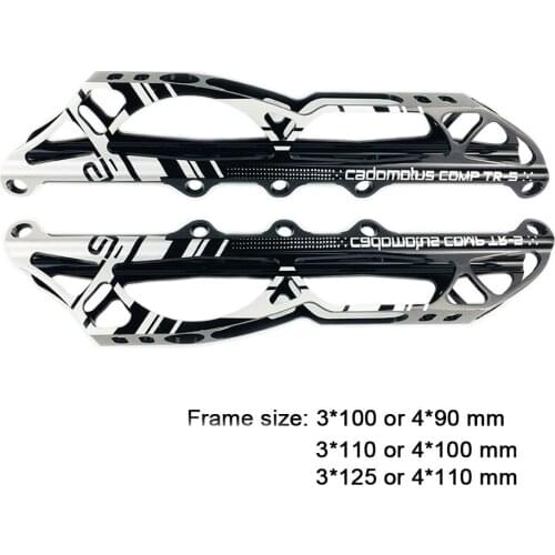 Roller Skates Frame Comp TR-S 3*100&4*90mm / 3*110&4*100mm /3*125&4*110mm 165-195mm Distance Matter Speed Inline Skate DJ73