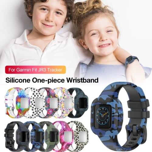 Silicone Bracelet Strap For Garmin Fit JR3 Smart Watchband For GarminFit JR3 Tracker Replacement Straps Children Watch Accessy