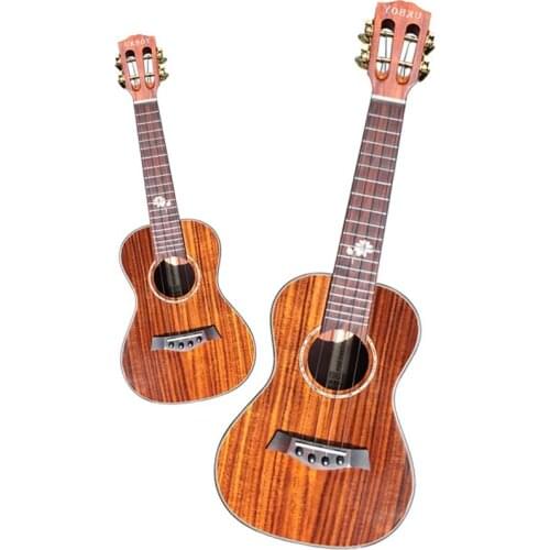 23 inch Acacia mangium all single wooden top guitar Ukulele 23inch Hawaiian small guitar classic guitar strings head tuning head
