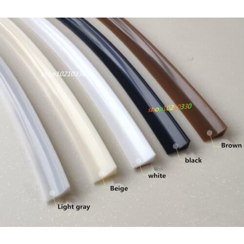 5 different colors Bathroom Shower Sink Bath Sealing Strip Silicone Caulk Strip Kitchen Self Adhesive Waterproof sealing strip