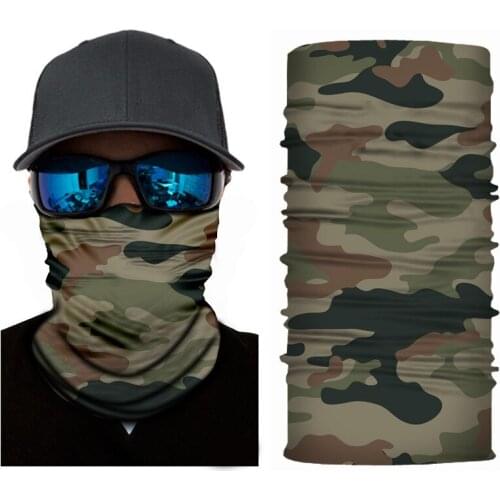 Windpproof Head Scarves Neck Warmer Cycling Camping Men Women Magic Fishing Turban Hiking Face Cover Neck Scarves Bandana