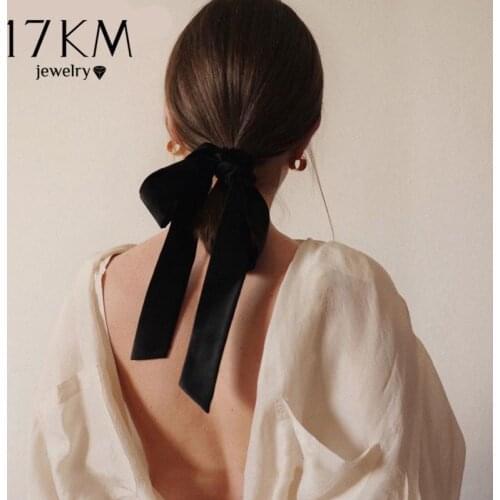 Vintage Black Velvet Bow Elastic Hair Bands For Women Girls Hair Ribbon Scrunchies Hair Tie Headwear Hair Accessories