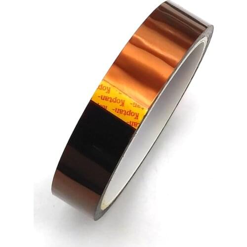 20mm x 33m High Temperature Resistant Tape Heat Dedicated Adhesive For Rapid Maker Reprap 3D Printers Parts Heat-Resistant Part
