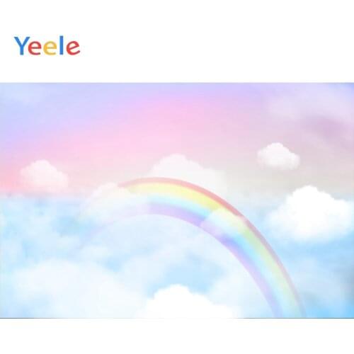 Yeele Baby Shower Photocall Rainbow Birdge Newborn Photography Backdrops Personalized Photographic Backgrounds For Photo Studio