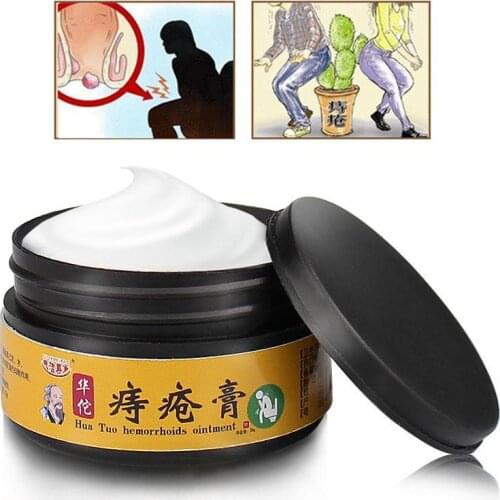 1pc Hua Tuo Powerful Hemorrhoids Ointment Natrual Material Sterilize Cream Internal Hemorrhoids Piles External Fissure Therapy