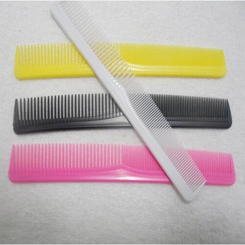 10pcs/lot Hot sale Salon Hair Styling Hairdressing combs Black Antistatic Barbers Detangle Comb RB19