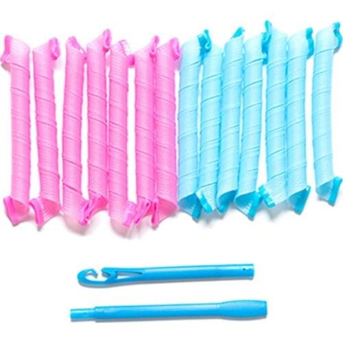 18pcs/15cm/25cm/30cm/45cm/ Long Magic Hair Roller Magic Hair Curlers Spiral Curls Roller Soft Hair Curler Wave Curler