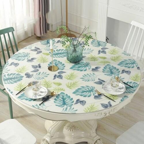 2020 Creative Home Textile 1mm thick PVC Table Cloths Soft Glass Pvc Multi Colour Waterproof Placemats Pads Crystal Boards Mat