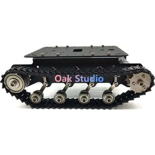 TS100M Shock Absorber Tank,Aluminum alloy Chassis .Metal caterpillar.High power DC Motor,Toy tank OWI.DIY, arduino Stm32