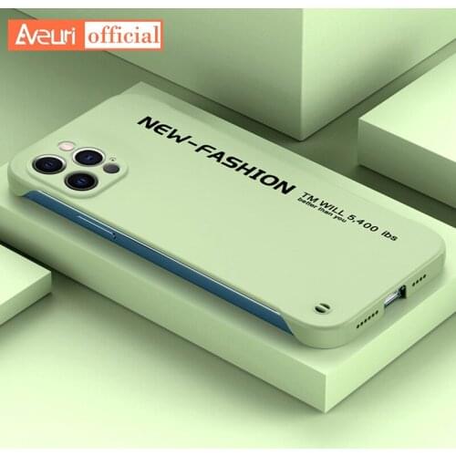 Frameless PC Hard Phone Case For iPhone 12 Pro Max Luxury Slim Thin Matte Back Cover Protection Case For iPhone 12 Mini Coque