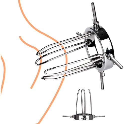 Extreme Anal Vaginal Dilator Vaginal Speculum Mirror Adult Metal Anus Pussy Dilator Anal SM Toy For Woman Expansion Device