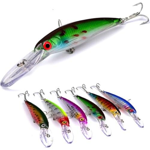 1 Pcs Big Minnow 16.5cm 33.4g Wobblers Fishing Lures Deep Diving Artificial Hard Bait Trolling Boat Sea Fishing Bass Pike Lure