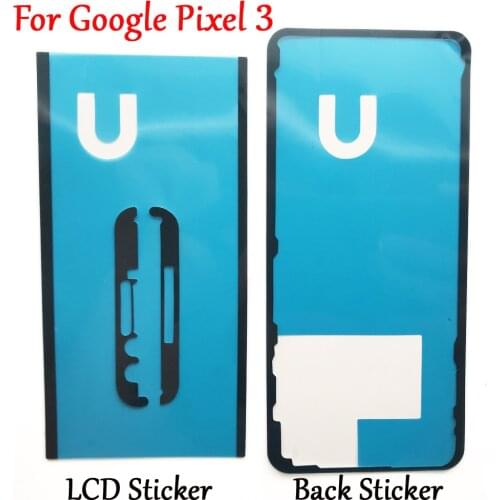 LCD Screen Adhesive Tape Back Cover Frame Sticker Glue For LG Google Pixel3 Pixel 3 Replacement Door Housing Fast Ship
