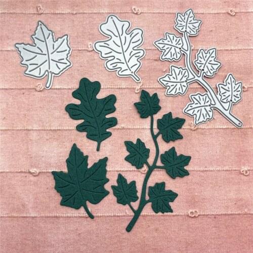 Tree leaf or Leaves DIY Scrapbooking Photo Album Paper Card Craft Cute Embossing Metal Cutting Dies Stencils Scrapbooking