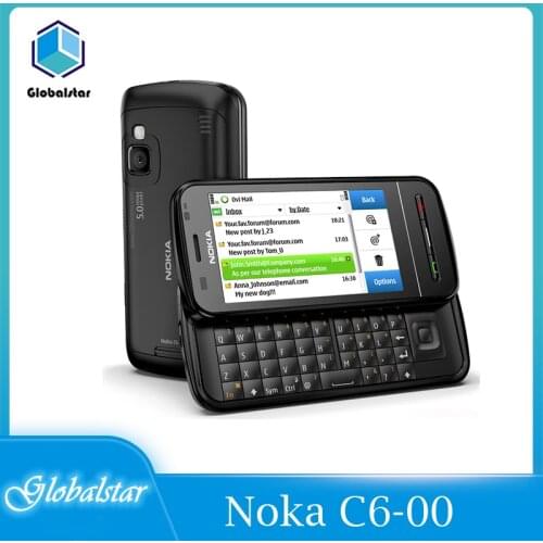 Nokia C6-00 refurbished Unlocked Nokia C6-00 original 3.2’ mobile phone GSM 3G WIFI GPS 8MP Phone 1 year warranty Free shipping