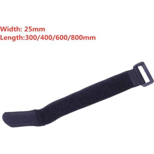 25 mm width black Velcro self adhesive binding tape nylon binding tape self adhesive binding tape 300 / 400 / 600 mm