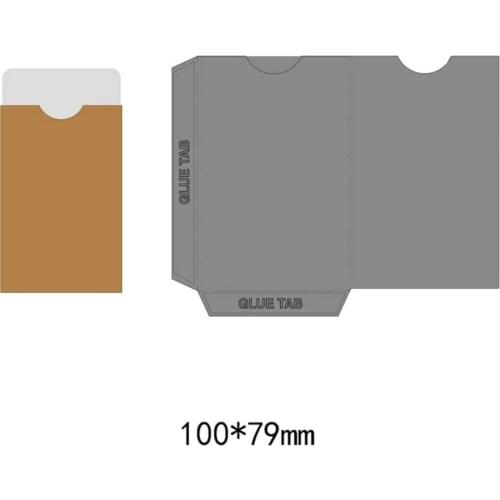 Box Metal Die Cuts Cutting Dies For DIY Scrapbooking Embossing Paper Cards Making Decorative Craft Supplies New 100*79mm