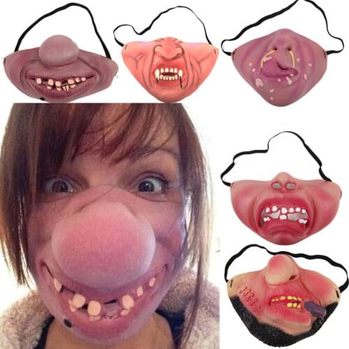 Funny Kids Adult Halloween Party Mask Latex Clown Cosplay Party Horrible Scary Masks Masquerade Halloween Decorations Props