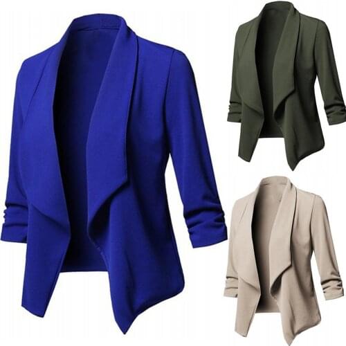 Classic Black Chic Autumn Blazer Jacket Women Streetwear Office Lady Long Sleeves Blazer Coats Female Casual blazer feminino
