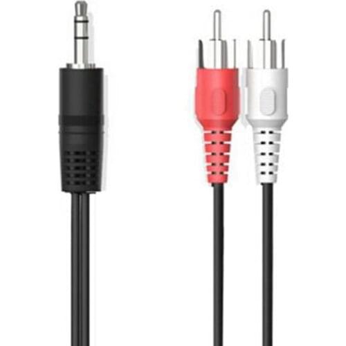 3.3ft/1m Audio Cable 3.5 Jack to 2 RCA male to male 2rca to 3.5mm AUX Stereo Audio Car Cable Splitter