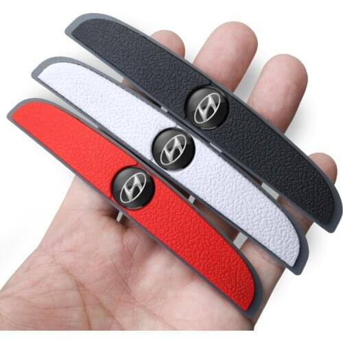 4Pcs Car Door Rearview Mirror Anti-Collision Strip Stickers Accessories For Hyundai I10 I20 I30 I40 IX20 IX35 Tucson Accent